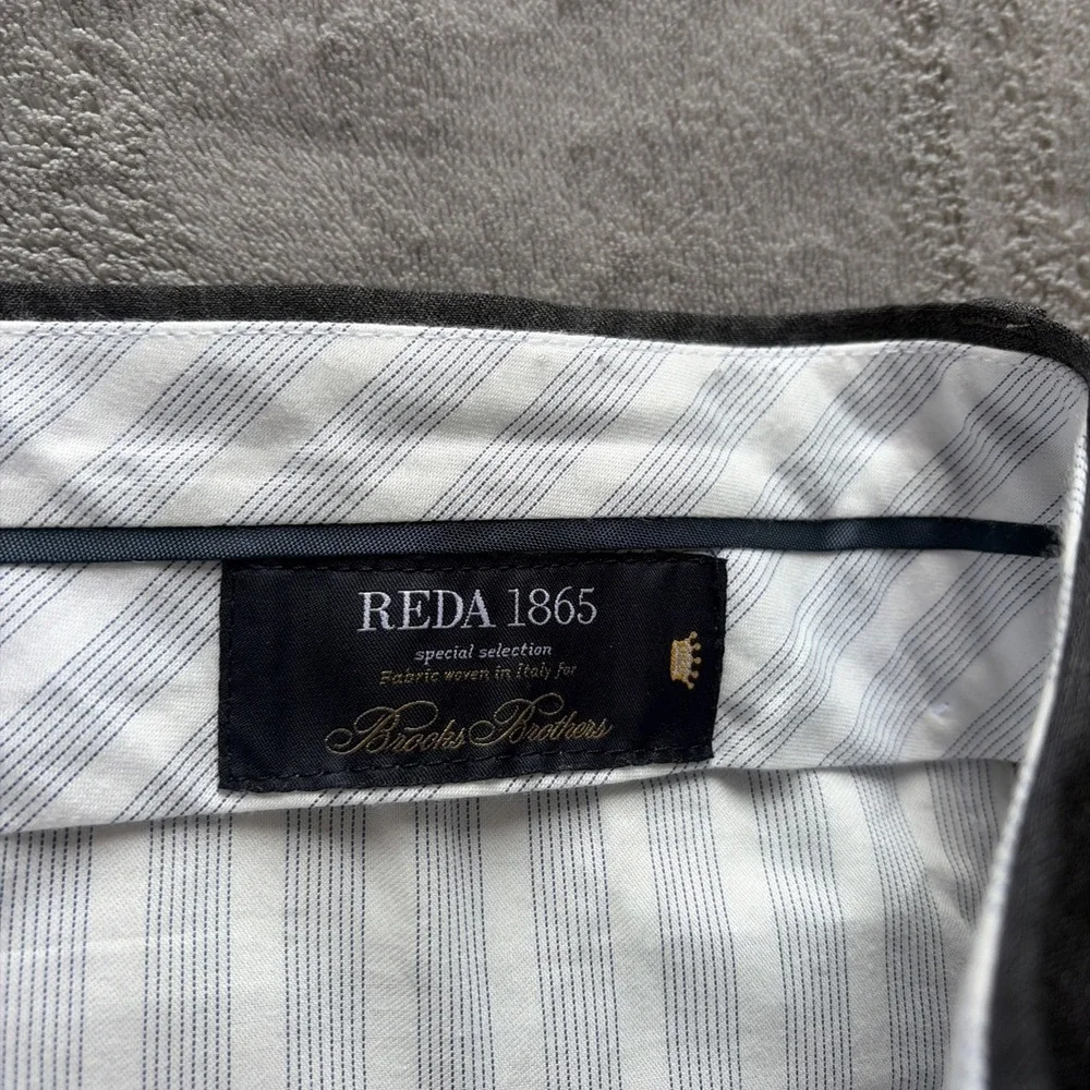 Brooks Brothers 1818 Classic Fit Reda 1865 Italian Wool Dress Pants Men's 42x30